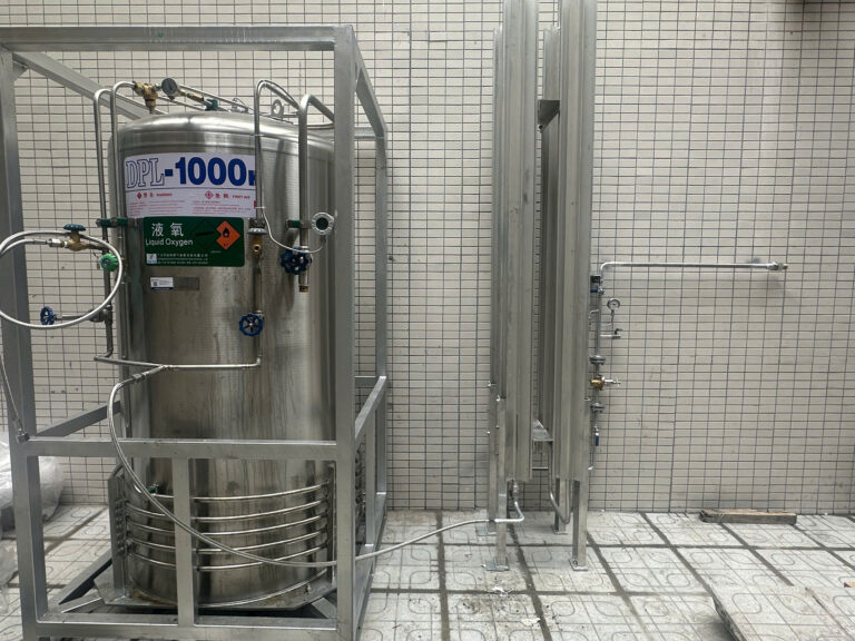 Thi công hệ thống ô xy y tế lỏng vừa và nhỏ tại Bệnh viện Hòe Nhai